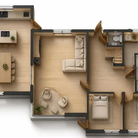 Fell Fjord With Sauna & Jacuzzi Villa Vradal